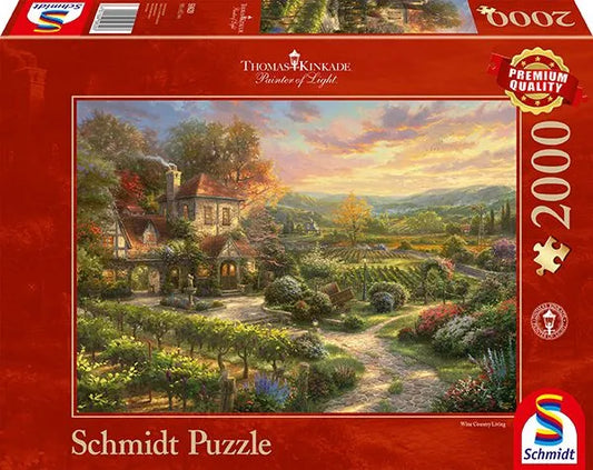 Pusle "In the Vineyards" 2000 tk-w008 WHSX Jigsaw Puzzles-Brain Games OÜ