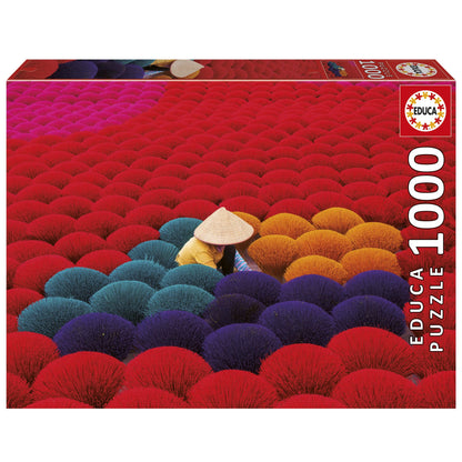 Pusle "Incense village, Vietnam" 1000 tk-w008 WHSX Jigsaw Puzzles-Brain Games OÜ