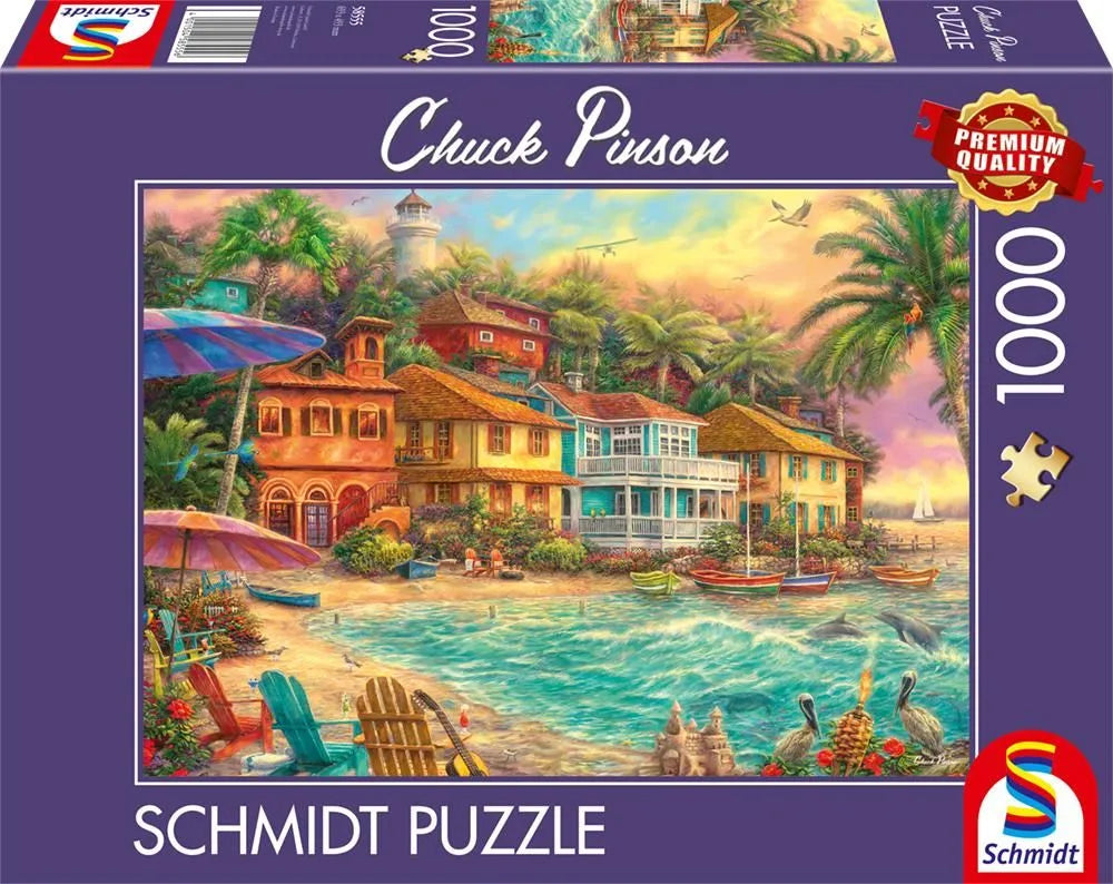 Pusle "Island life" 1000 tk-w008 WHSX Jigsaw Puzzles-Brain Games OÜ