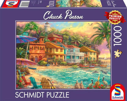 Pusle "Island life" 1000 tk-w008 WHSX Jigsaw Puzzles-Brain Games OÜ