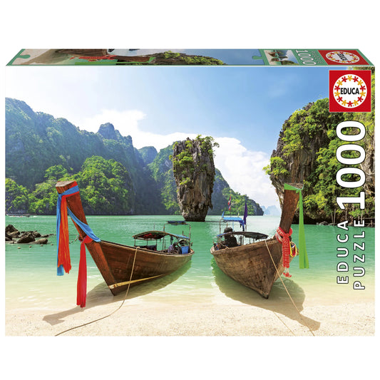Pusle "James Bond Island, Thailand" 1000 tk-w008 WHSX Jigsaw Puzzles-Brain Games OÜ