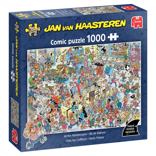 Pusle "Jan van Haasteren - At the Hairdressers" 1000 tk-108 Jigsaw Puzzles-Brain Games OÜ