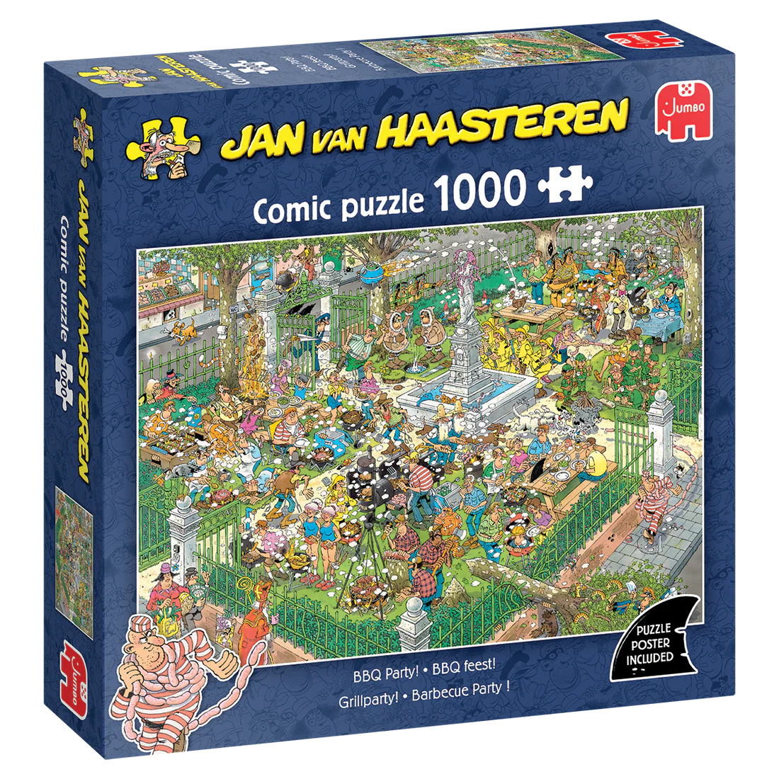 Pusle "Jan van Haasteren - BBQ Party!" 1000 tk-108 Jigsaw Puzzles-Brain Games OÜ