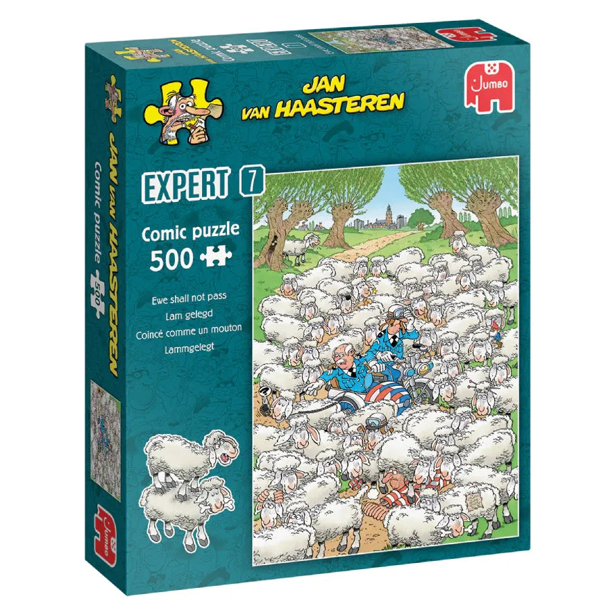 Pusle "Jan van Haasteren Expert 7 - Ewe shall not pass" 500 tk-108 Jigsaw Puzzles-Brain Games OÜ