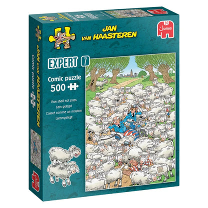 Pusle "Jan van Haasteren Expert 7 - Ewe shall not pass" 500 tk-108 Jigsaw Puzzles-Brain Games OÜ