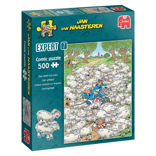 Pusle "Jan van Haasteren Expert 7 - Ewe shall not pass" 500 tk-108 Jigsaw Puzzles-Brain Games OÜ