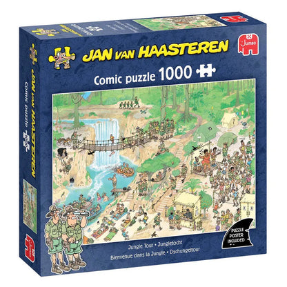 Pusle "Jan van Haasteren - Jungle Tour" 1000 tk-108 Jigsaw Puzzles-Brain Games OÜ