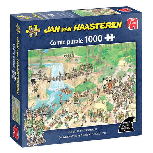 Pusle "Jan van Haasteren - Jungle Tour" 1000 tk-108 Jigsaw Puzzles-Brain Games OÜ