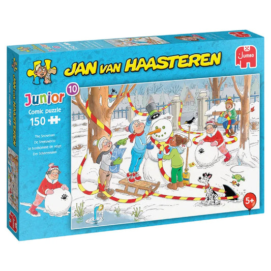 Pusle "Jan van Haasteren Junior 10 - The Snowman" 150 tk-108 Jigsaw Puzzles-Brain Games OÜ