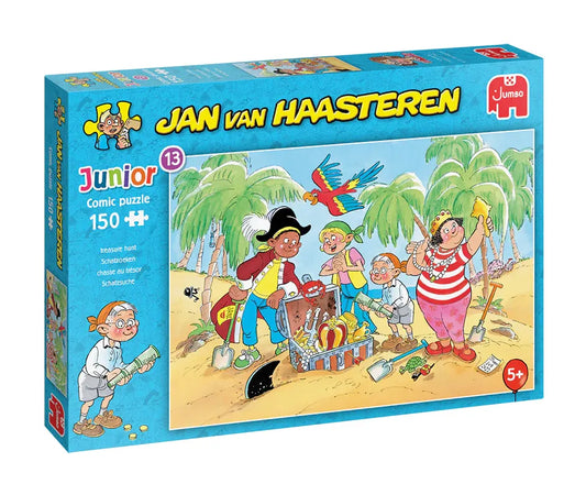 Pusle "Jan van Haasteren Junior 13 - Treasure Hunt" 150 tk-108 Jigsaw Puzzles-Brain Games OÜ