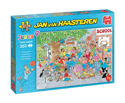 Pusle "Jan van Haasteren Junior 15 - The class photo" 360 tk-108 Jigsaw Puzzles-Brain Games OÜ