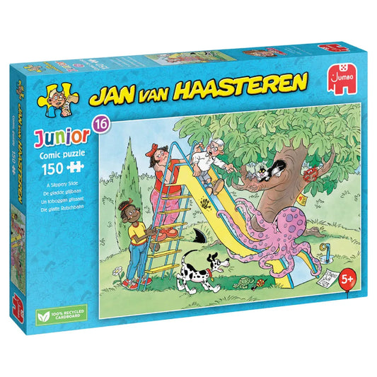 Pusle "Jan van Haasteren Junior 16 - A Slippery Slide" 150 tk-108 Jigsaw Puzzles-Brain Games OÜ