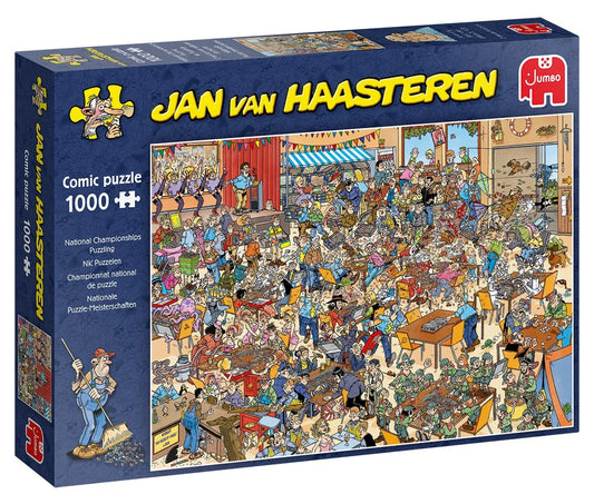 Pusle "Jan van Haasteren - National Championships Puzzling" 1000 tk-108 Jigsaw Puzzles-Brain Games OÜ