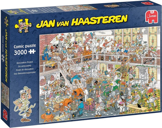 Pusle "Jan van Haasteren - Renovation Project" 3000 tk-108 Jigsaw Puzzles-Brain Games OÜ