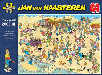 Pusle "Jan van Haasteren - Sand Sculptures" 2000 tk-108 Jigsaw Puzzles-Brain Games OÜ