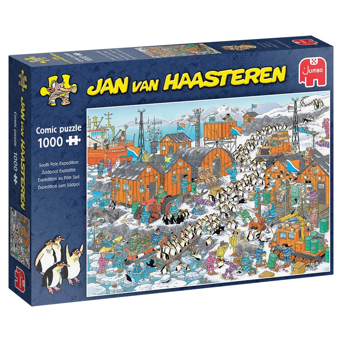 Pusle "Jan van Haasteren - South Pole Expedition" 1000 tk-108 Jigsaw Puzzles-Brain Games OÜ