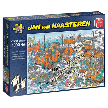 Pusle "Jan van Haasteren - South Pole Expedition" 1000 tk-108 Jigsaw Puzzles-Brain Games OÜ