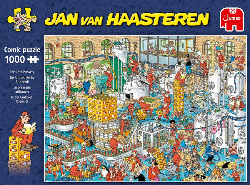 Pusle "Jan van Haasteren - The Craft Brewery" 1000 tk-108 Jigsaw Puzzles-Brain Games OÜ