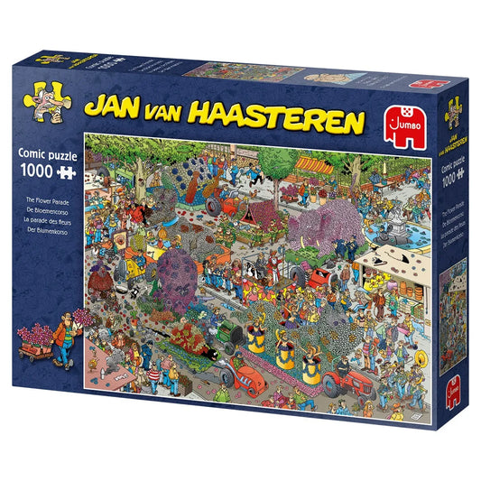 Pusle "Jan van Haasteren - The Flower Parade" 1000 tk-108 Jigsaw Puzzles-Brain Games OÜ
