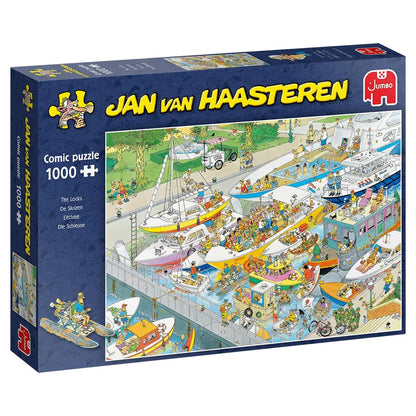 Pusle "Jan van Haasteren - The Locks" 1000 tk-108 Jigsaw Puzzles-Brain Games OÜ