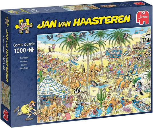 Pusle "Jan van Haasteren - The Oasis" 1000 tk-108 Jigsaw Puzzles-Brain Games OÜ