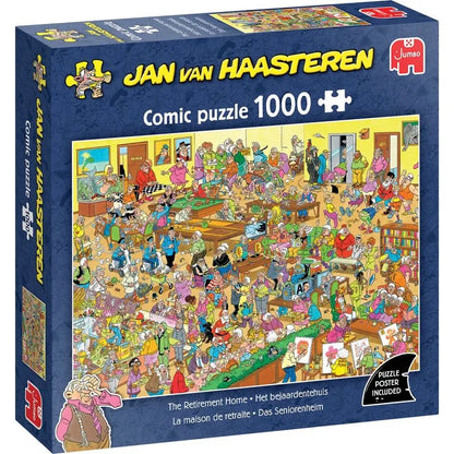 Pusle "Jan van Haasteren - The Retirement Home" 1000 tk-108 Jigsaw Puzzles-Brain Games OÜ