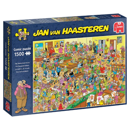 Pusle "Jan van Haasteren - The Retirement Home" 1500 tk-108 Jigsaw Puzzles-Brain Games OÜ
