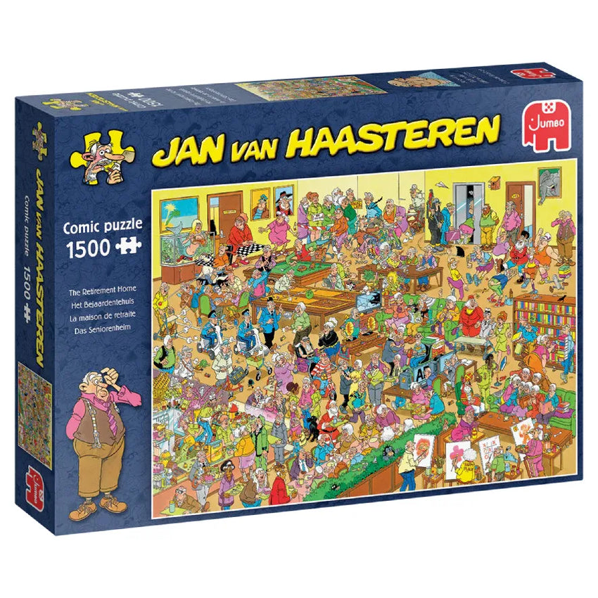 Pusle "Jan van Haasteren - The Retirement Home" 1500 tk-108 Jigsaw Puzzles-Brain Games OÜ