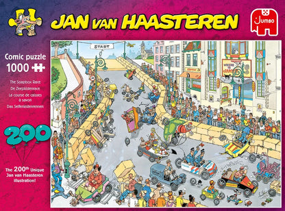 Pusle "Jan van Haasteren - The Soapbox Race" 1000 tk-108 Jigsaw Puzzles-Brain Games OÜ