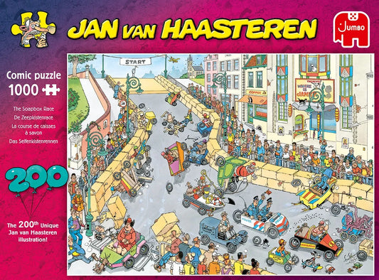 Pusle "Jan van Haasteren - The Soapbox Race" 1000 tk-108 Jigsaw Puzzles-Brain Games OÜ