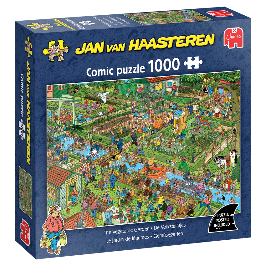 Pusle "Jan van Haasteren - The Vegetable Garden" 1000 tk-108 Jigsaw Puzzles-Brain Games OÜ