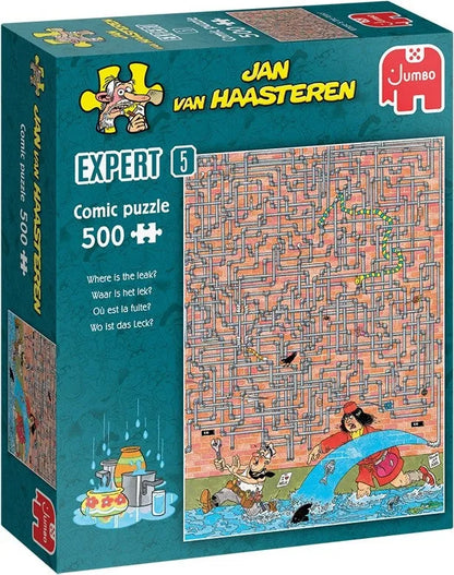 Pusle "Jan van Haasteren - Where Is The Leak" 500 tk-108 Jigsaw Puzzles-Brain Games OÜ