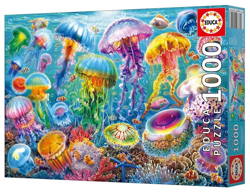 Pusle "Jellyfish" 1000 tk-w008 WHSX Jigsaw Puzzles-Brain Games OÜ