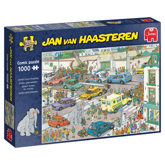 Pusle "Jumbo Goes Shopping" 1000 tk-108 Jigsaw Puzzles-Brain Games OÜ
