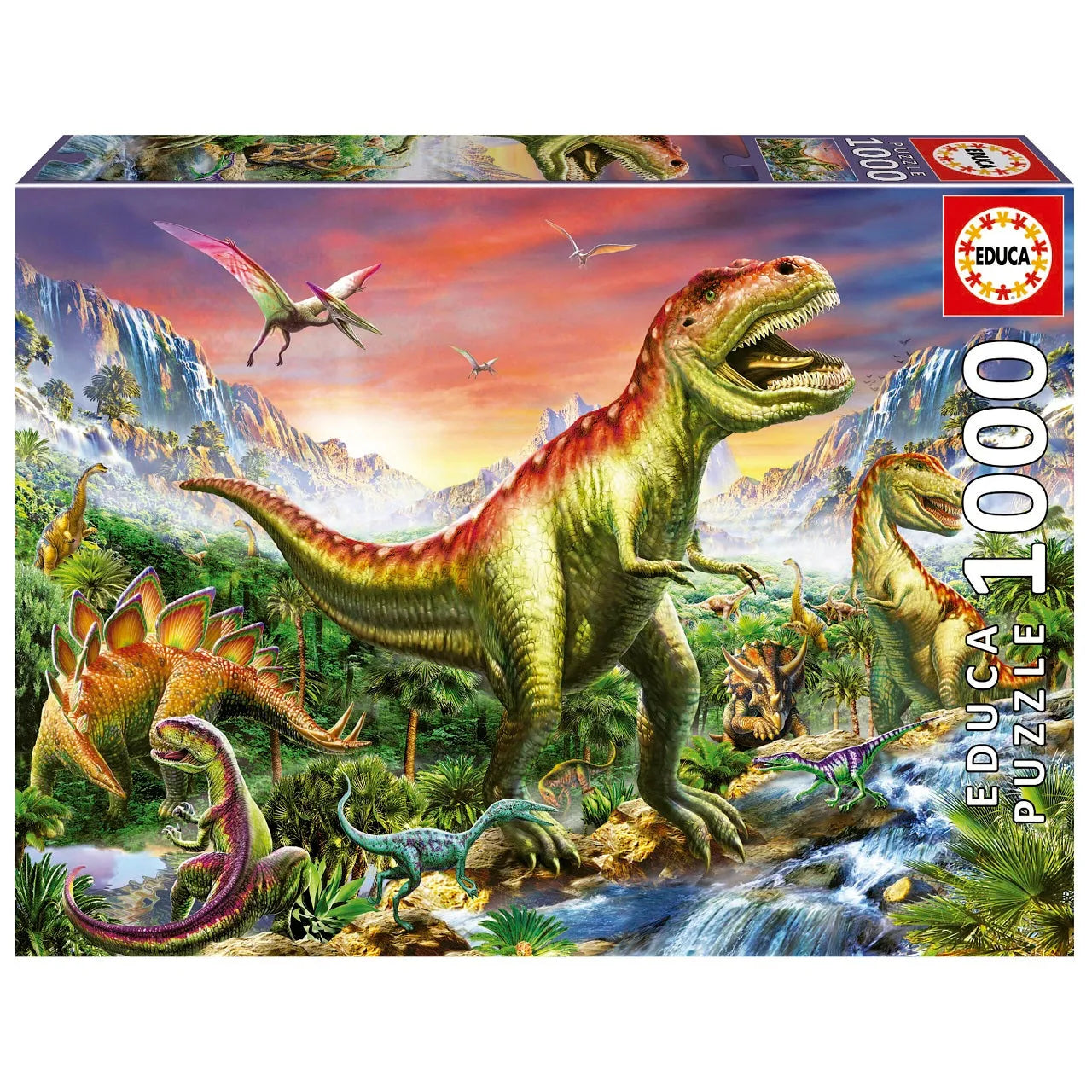Pusle "Jurassic Forest" 1000 tk-w008 WHSX Jigsaw Puzzles-Brain Games OÜ