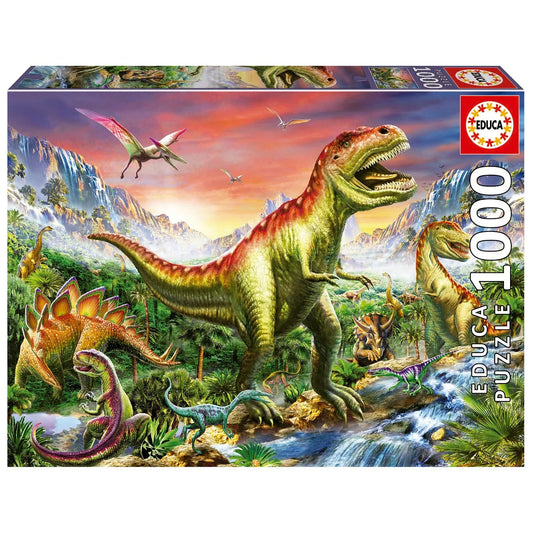 Pusle "Jurassic Forest" 1000 tk-w008 WHSX Jigsaw Puzzles-Brain Games OÜ