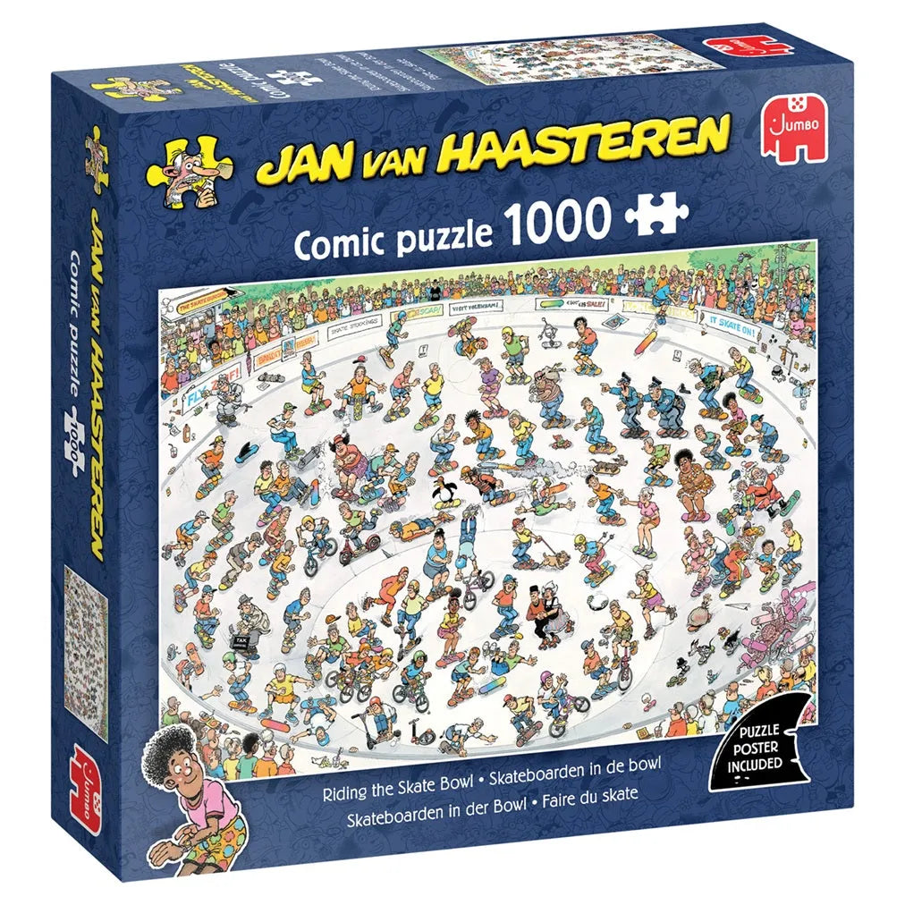 Pusle "JvH - Riding the Skate Bowl" 1000 tk-108 Jigsaw Puzzles-Brain Games OÜ