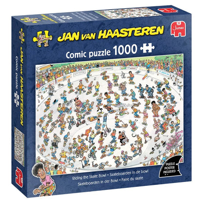 Pusle "JvH - Riding the Skate Bowl" 1000 tk-108 Jigsaw Puzzles-Brain Games OÜ