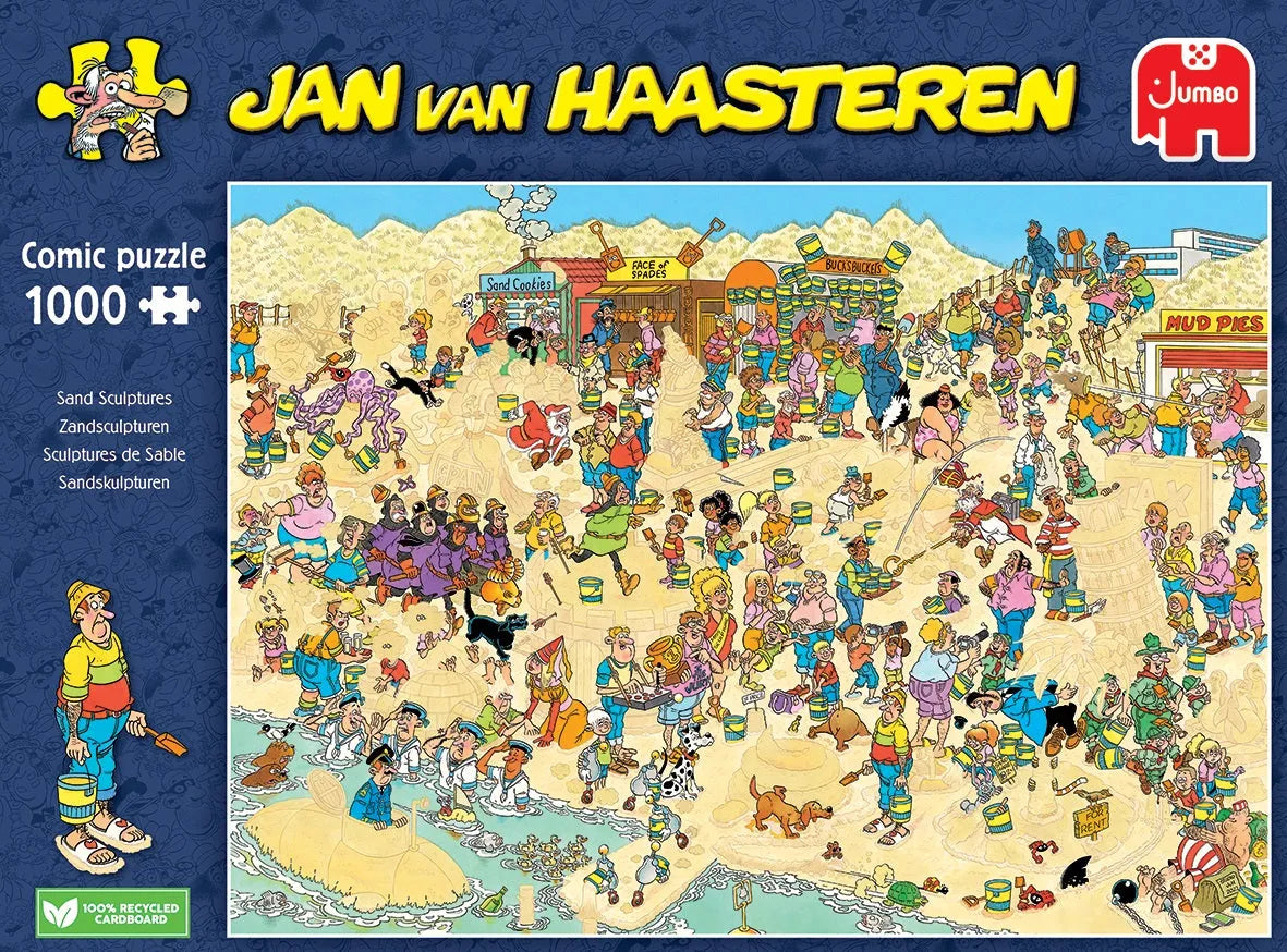 Pusle "JvH - Sand Sculptures" 1000 tk-108 Jigsaw Puzzles-Brain Games OÜ