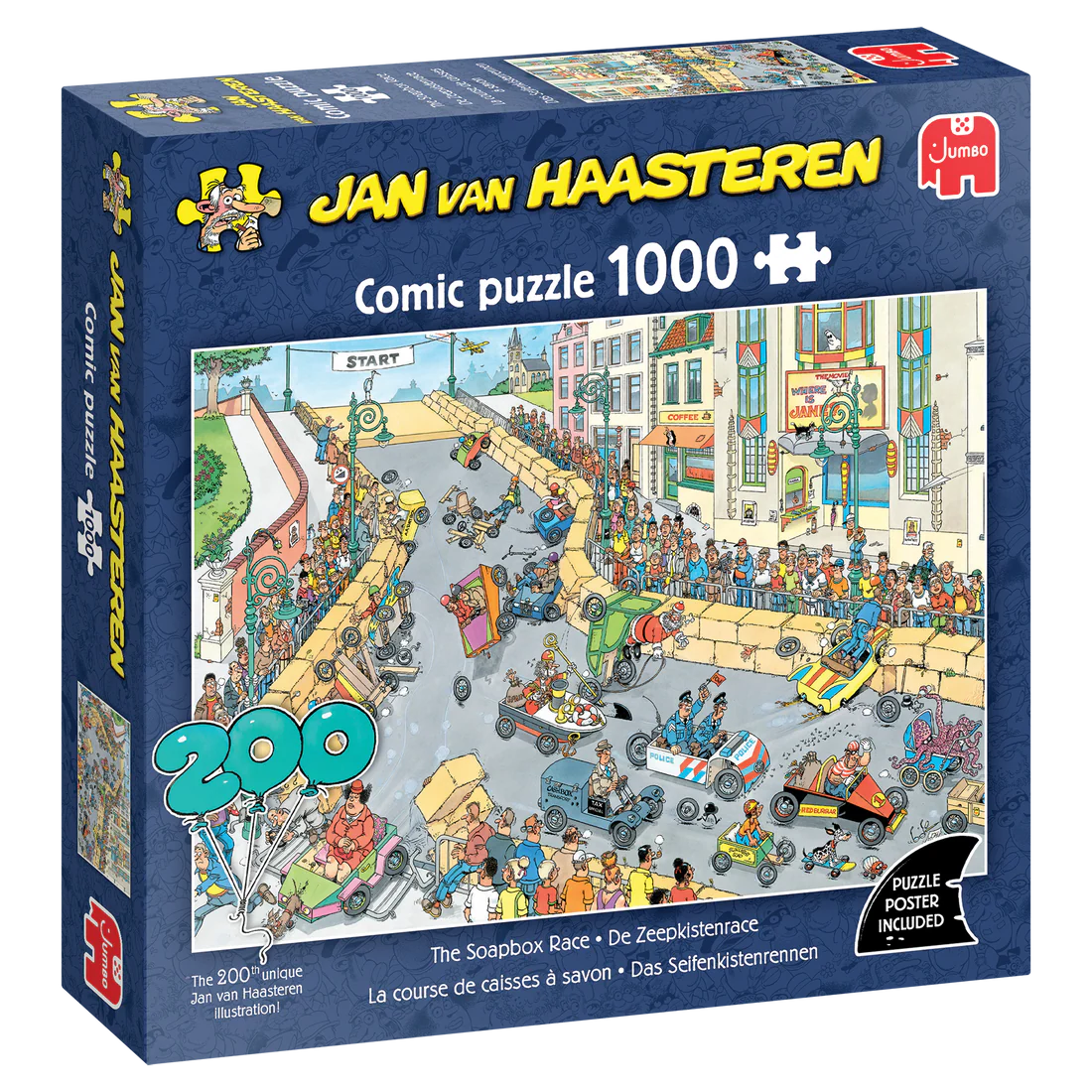 Pusle "JvH - The Soapbox Race" 1000 tk-108 Jigsaw Puzzles-Brain Games OÜ