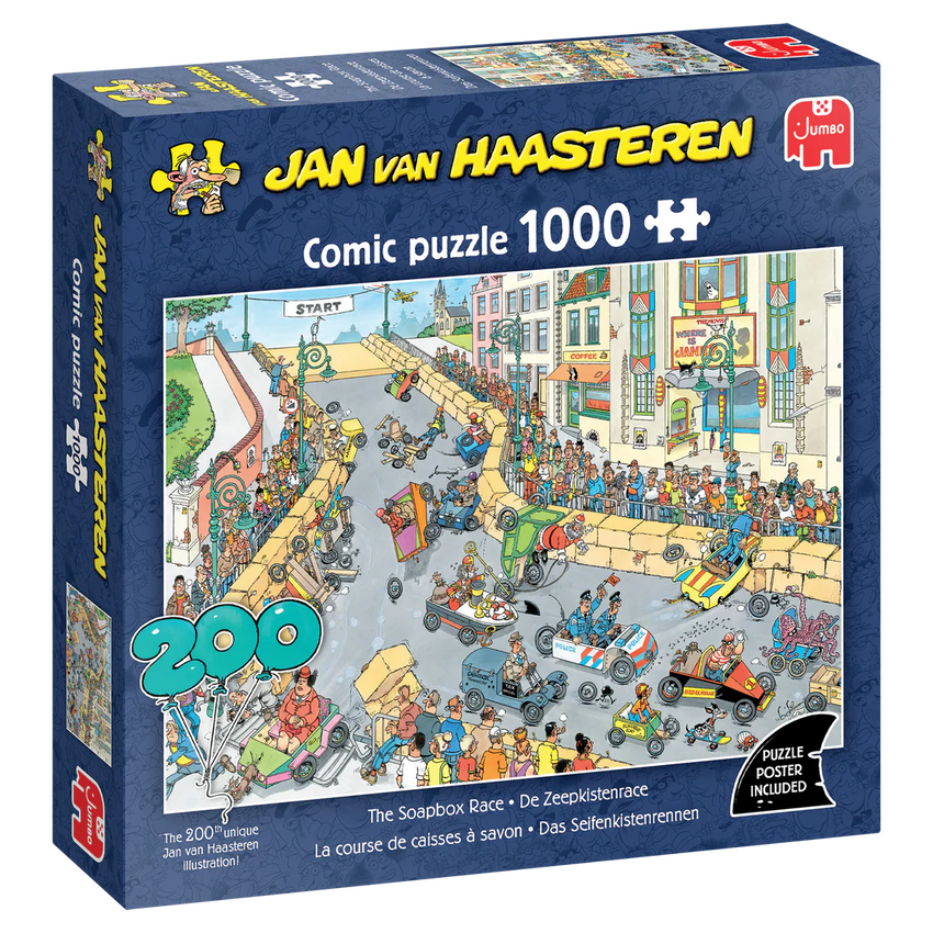 Pusle "JvH - The Soapbox Race" 1000 tk-108 Jigsaw Puzzles-Brain Games OÜ