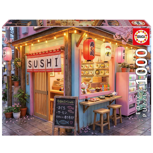 Pusle "Kawaii Sushi" 1000 tk-W008 - Jigsaw Puzzles-Brain Games OÜ
