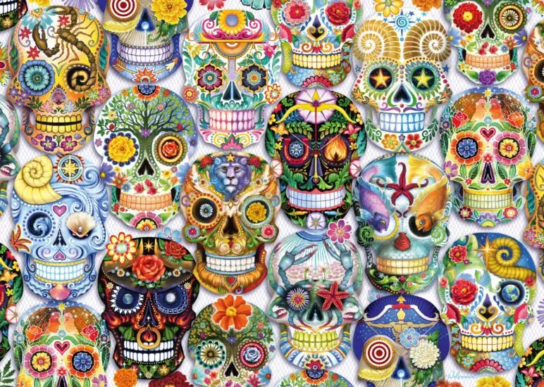 Pusle "La Catrina" 2000 tk-w008 WHSX Jigsaw Puzzles-Brain Games OÜ