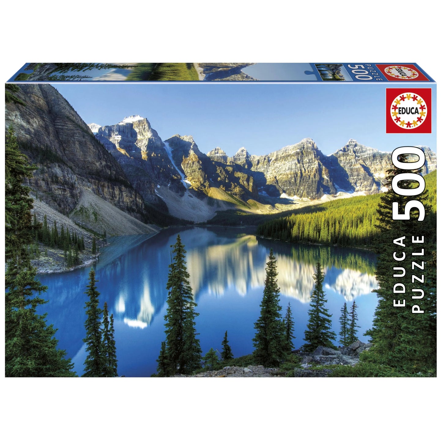 Pusle "Lake in Alberta" 500 tk-w008 WHSX Jigsaw Puzzles-Brain Games OÜ