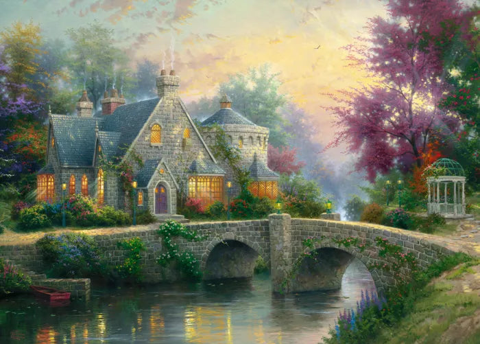 Pusle "Lamplight Manor" 3000 tk-w008 WHSX Jigsaw Puzzles-Brain Games OÜ