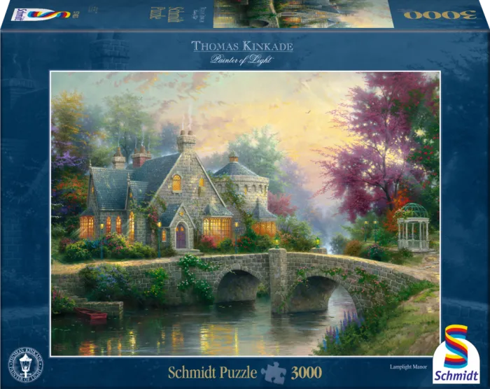 Pusle "Lamplight Manor" 3000 tk-w008 WHSX Jigsaw Puzzles-Brain Games OÜ