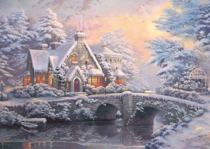 Pusle "Lamplight Manor & Winter in Lamplight Manor" 2x1000 tk-w008 WHSX Jigsaw Puzzles-Brain Games OÜ