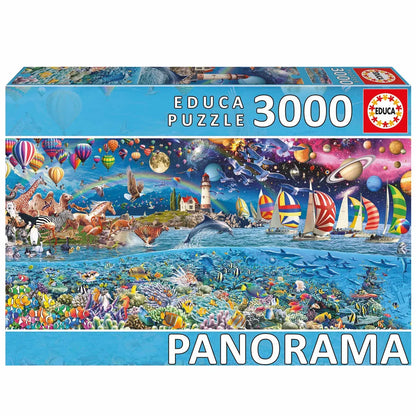 Pusle "Life, panorama" 3000 tk-w008 WHSX Jigsaw Puzzles-Brain Games OÜ