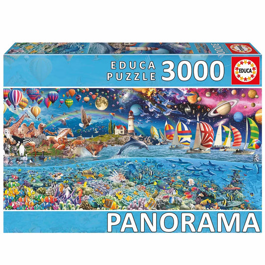 Pusle "Life, panorama" 3000 tk-w008 WHSX Jigsaw Puzzles-Brain Games OÜ