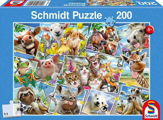 Pusle "Loomapildid" 200 tk-w008 WHSX Jigsaw Puzzles-Brain Games OÜ